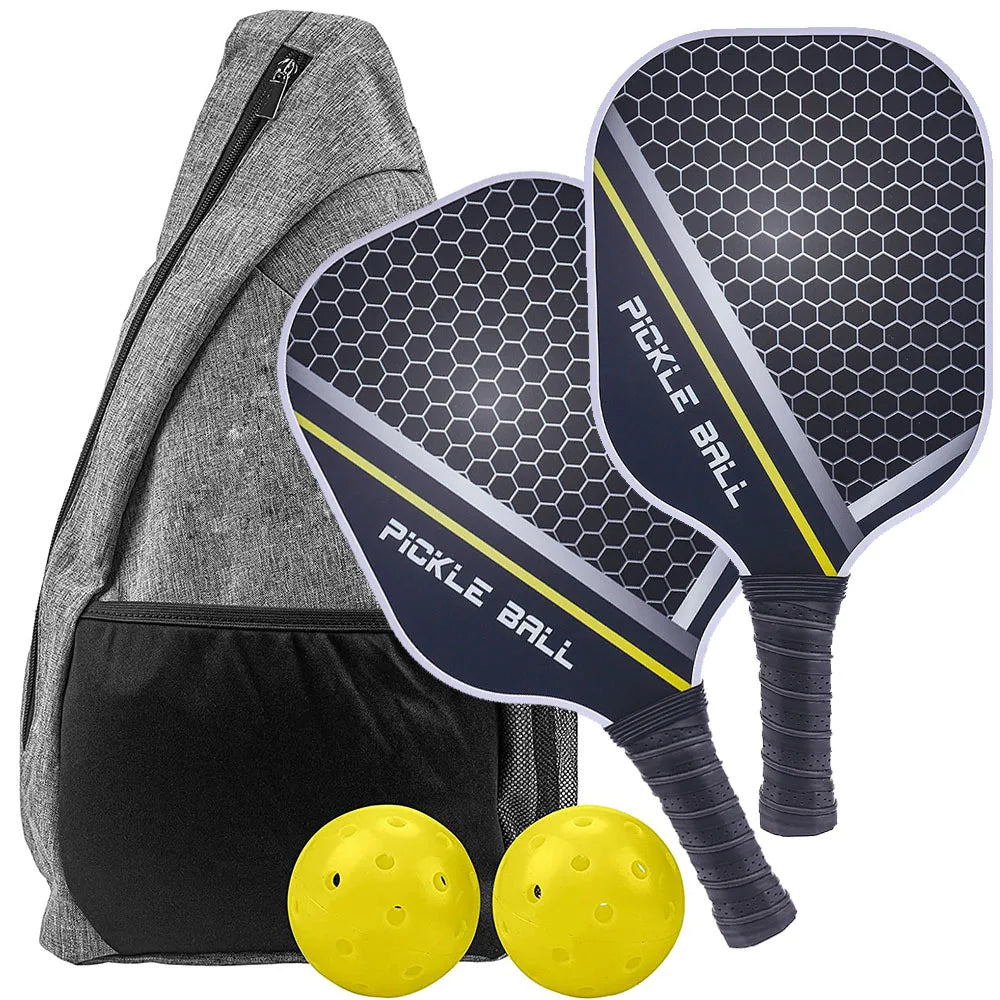 Pickleball Paddles Set - Graphite Carbon Fiber USAPA Approved