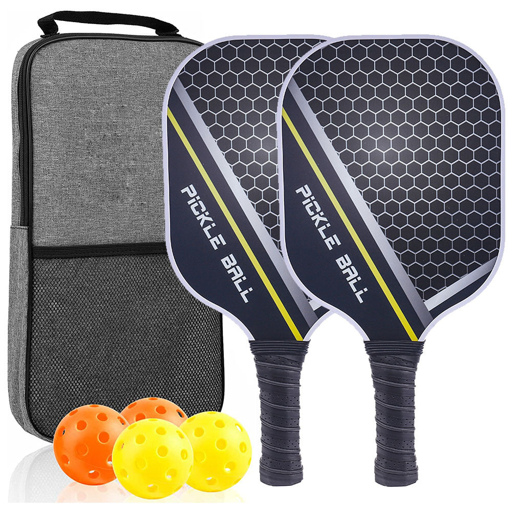 Pickleball Paddles Set - Graphite Carbon Fiber USAPA Approved