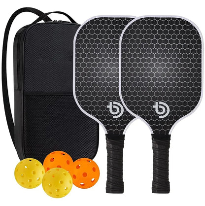 Pickleball Paddles Set - Graphite Carbon Fiber USAPA Approved